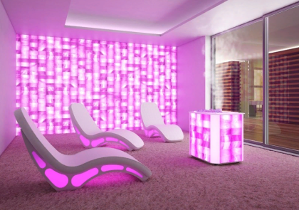 Стена из розовой гималайской соли Himalaya (рис.2)